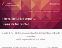 Tablet Screenshot of alliscpa.com